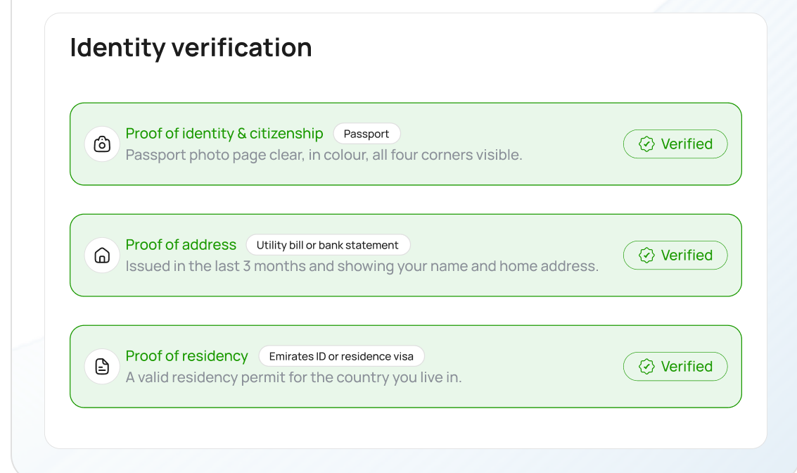 Only verified buyers
